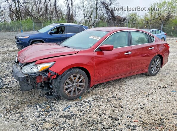 1N4AL3AP5HC267949 2017 NISSAN ALTIMA Красный Передняя левая четверть