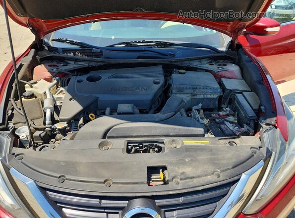 1N4AL3AP5HC477399 2017 NISSAN ALTIMA Red უკანა სალონის ხედი