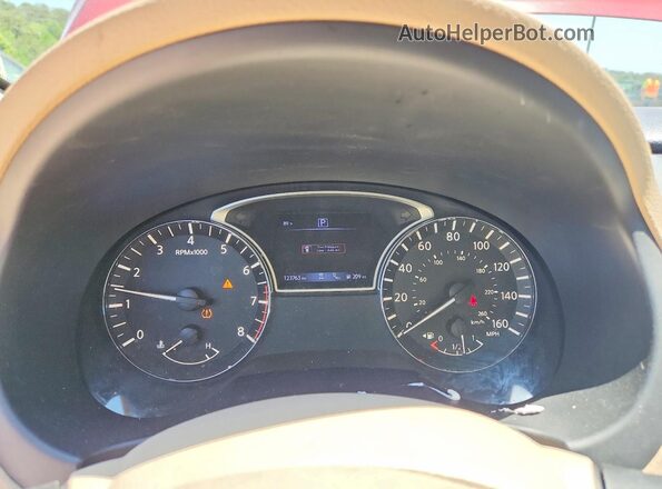 1N4AL3AP5HC477399 2017 NISSAN ALTIMA Red ხელსაწყოთა პანელის ხედი