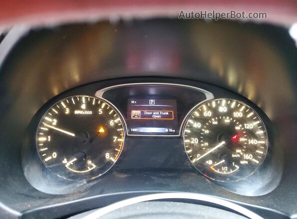 1N4AL3AP6JC176193 2018 NISSAN ALTIMA Красный Вид щитка приборов