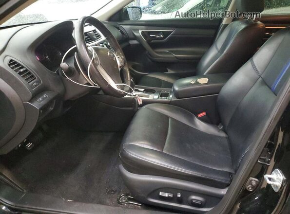 1N4AL3AP6JC274978 2018 NISSAN ALTIMA Black წინა სალონის ხედი