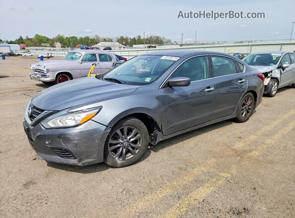 1N4AL3AP6JC280697 2018 NISSAN ALTIMA Gray Առջևի ձախ երեք քառորդ տեսարան