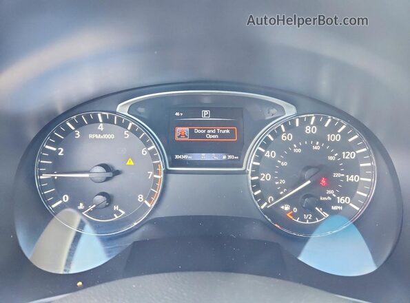 1N4AL3AP7GC255588 2016 NISSAN ALTIMA Silver Instrument cluster view