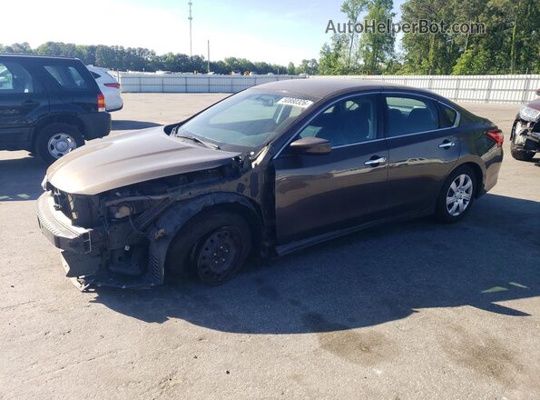 1N4AL3AP7GN309203 2016 NISSAN ALTIMA Черный Передняя левая четверть