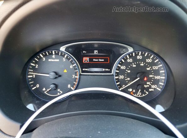 1N4AL3AP7HC277608 2017 NISSAN ALTIMA Белый Вид щитка приборов