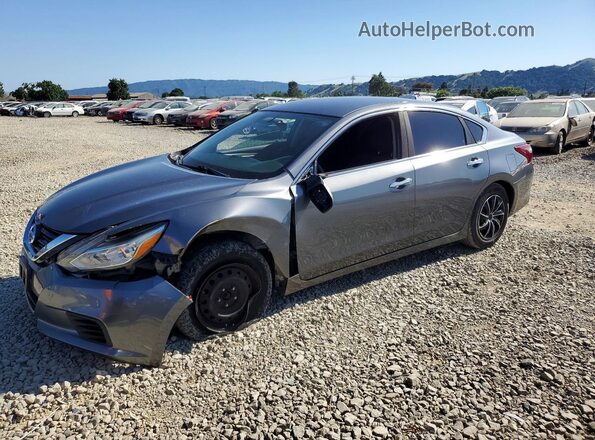 1N4AL3AP7JC242413 2018 NISSAN ALTIMA Gray Vista tres cuartos delantera izquierda