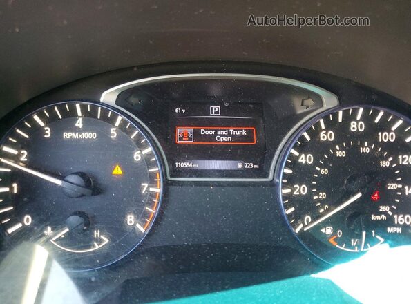 1N4AL3AP8GC271895 2016 NISSAN ALTIMA White ხელსაწყოთა პანელის ხედი
