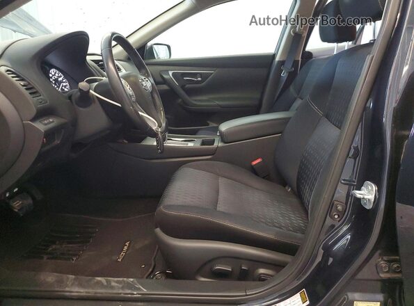 1N4AL3AP8HC241264 2017 NISSAN ALTIMA Black წინა სალონის ხედი