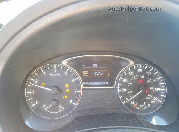 1N4AL3AP8HC243614 2017 NISSAN ALTIMA Black Вид щитка приладів