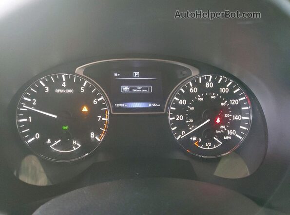 1N4AL3AP8HC476070 2017 NISSAN ALTIMA Gray Вид щитка приладів