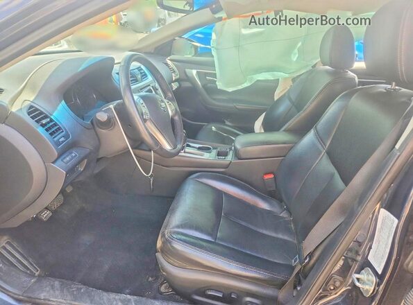 1N4AL3AP8HC490065 2017 NISSAN ALTIMA Blue Вид салону спереду