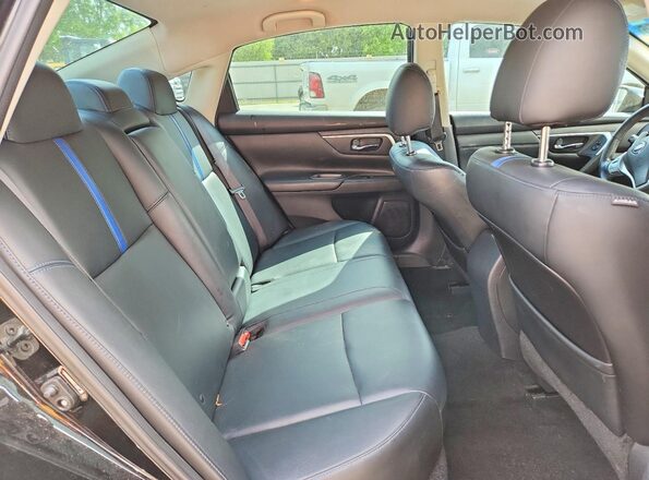 1N4AL3AP8JC133877 2018 NISSAN ALTIMA Black Вид задніх сидінь