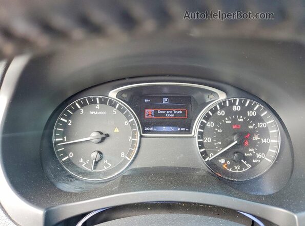 1N4AL3AP8JC164286 2018 NISSAN ALTIMA Черный Вид щитка приборов