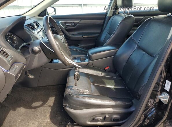 1N4AL3AP8JC164286 2018 NISSAN ALTIMA Черный Вид салона спереди
