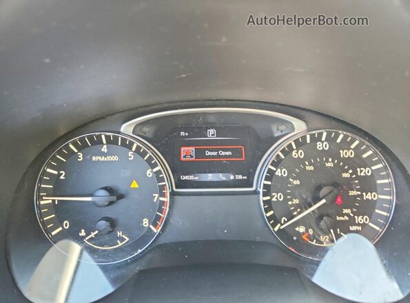 1N4AL3AP8JC206004 2018 NISSAN ALTIMA Black Instrument cluster view