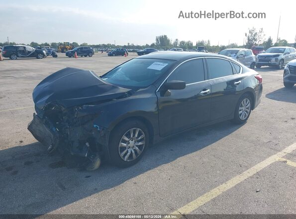 1N4AL3AP9GC255267 2016 NISSAN ALTIMA Черный Передняя левая четверть