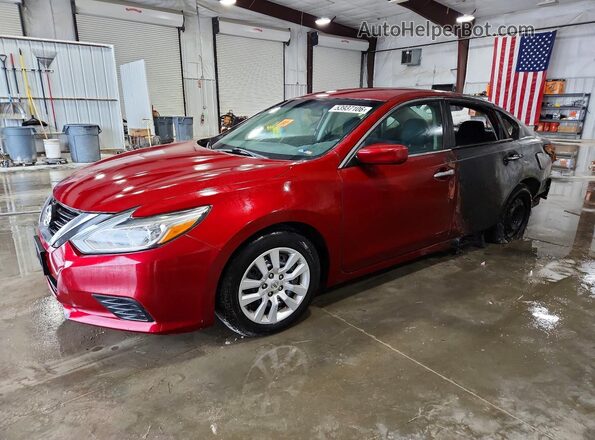 1N4AL3AP9HC265251 2017 NISSAN ALTIMA Maroon Առջևի ձախ երեք քառորդ տեսարան