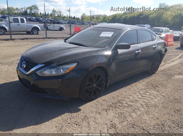 1N4AL3APXHC479469 2017 NISSAN ALTIMA Black Առջևի ձախ երեք քառորդ տեսարան