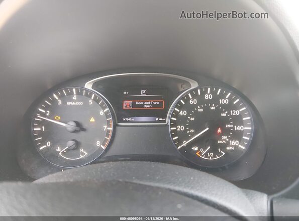 1N4AL3APXHC479469 2017 NISSAN ALTIMA Black Հետևի նստատեղերի տեսք