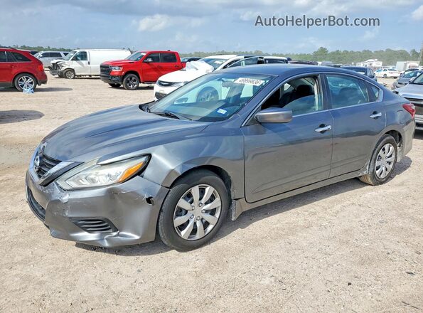 1N4AL3APXJC142080 2018 NISSAN ALTIMA Gray Przód lewy