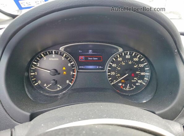 1N4AL3APXJC142080 2018 NISSAN ALTIMA Gray Widok zestawu wskaźników