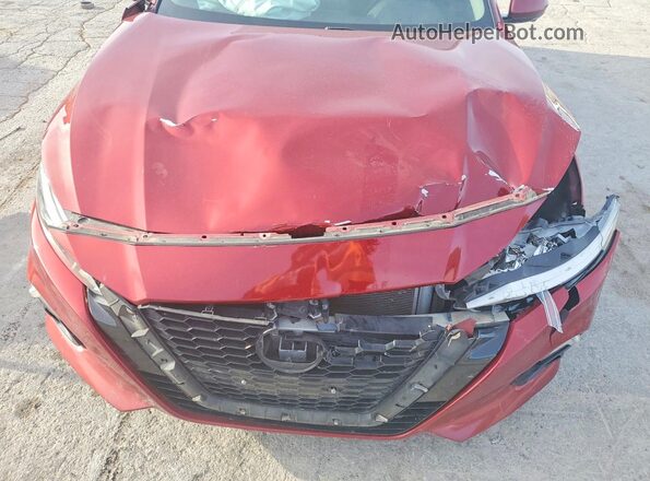 1N4AL4FV7LC114429 2020 NISSAN ALTIMA Red Widok wnętrza z tyłu