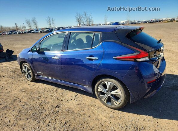 1N4AZ1CP0JC312799 2018 NISSAN LEAF Синий Задняя левая четверть