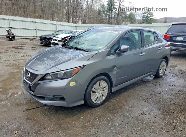 1N4AZ1CP4KC304609 2019 NISSAN LEAF Gray Передня ліва чверть