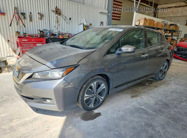 1N4AZ1CP7LC306355 2020 NISSAN LEAF Gray Vista tres cuartos delantera izquierda