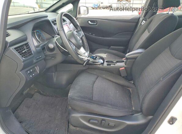 1N4AZ1CP8LC301732 2020 NISSAN LEAF White Vista interior delantera
