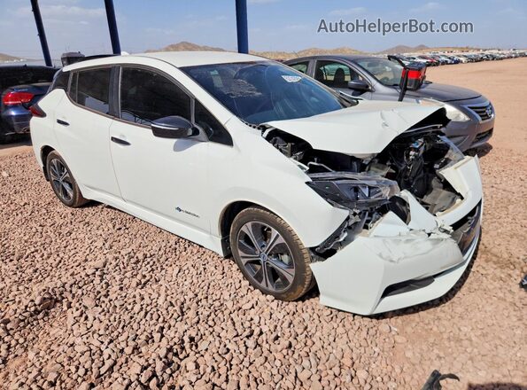 1N4AZ1CPXJC303138 2018 NISSAN LEAF White Przód prawy