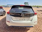 2018 Nissan Leaf S White vin: 1N4AZ1CPXJC303138
