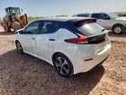 2018 Nissan Leaf S White vin: 1N4AZ1CPXJC303138