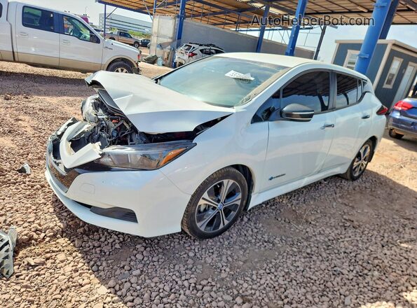 1N4AZ1CPXJC303138 2018 NISSAN LEAF White Przód lewy