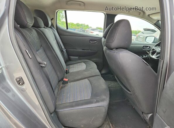 1N4AZ1CPXLC307807 2020 NISSAN LEAF Gray Widok tylnych siedzeń