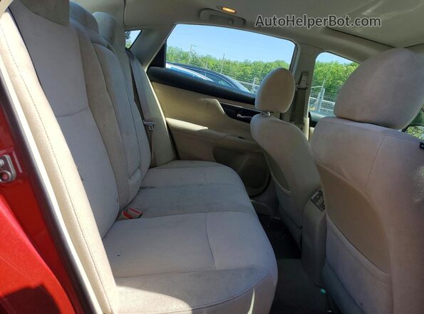 1N4BL3AP0DC248563 2019 NISSAN ALTIMA Red უკანა სავარძლების ხედი