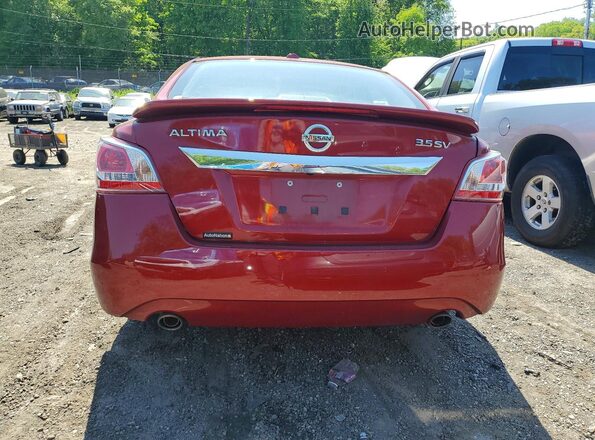 1N4BL3AP0DC248563 2019 NISSAN ALTIMA Red უკანა ხედი