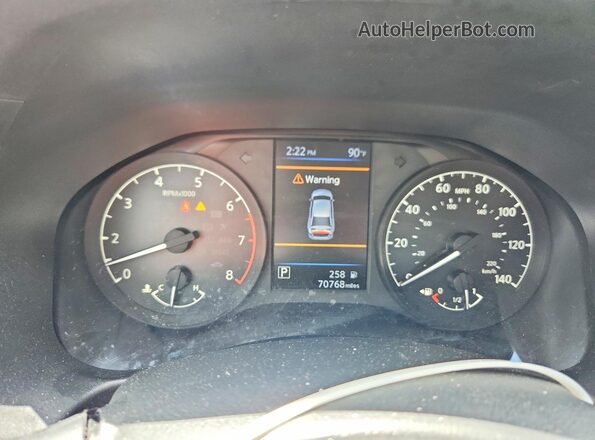 1N4BL4BV0NN356366 2022 NISSAN ALTIMA Blue ხელსაწყოთა პანელის ხედი