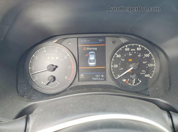 1N4BL4BV3NN326973 2022 NISSAN ALTIMA Silver Սարքավորումների վահանակի տեսք