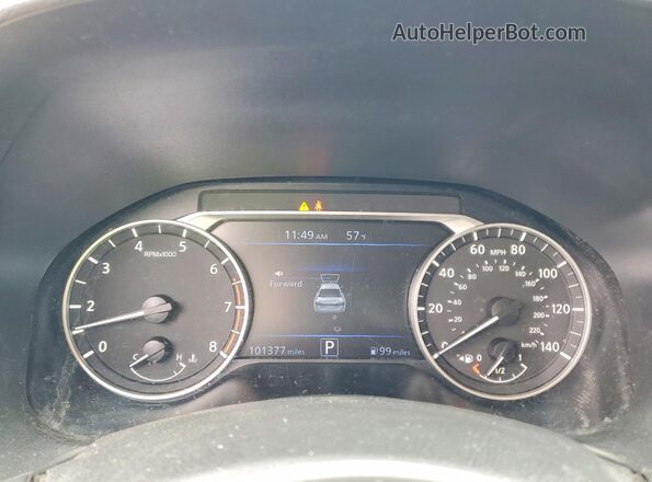 1N4BL4BV4LC205572 2020 NISSAN ALTIMA Серебряный Вид щитка приборов