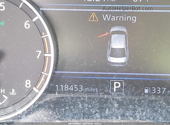 1N4BL4BV8KC161817 2019 NISSAN ALTIMA White Вид задніх сидінь