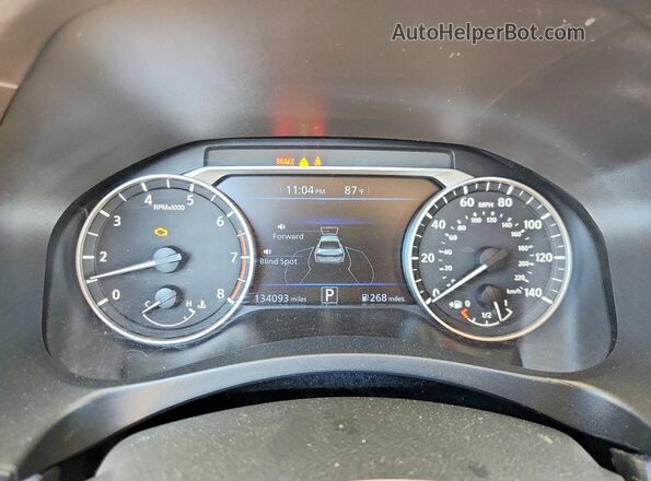 1N4BL4CV0KC116899 2019 NISSAN ALTIMA Белый Вид щитка приборов