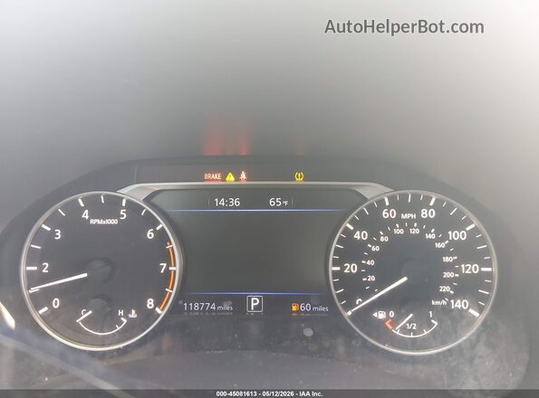 1N4BL4CV0LC277514 2020 NISSAN ALTIMA Orange Vista de los asientos traseros