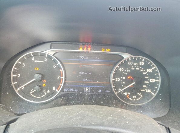 1N4BL4CV3MN307952 2021 NISSAN ALTIMA Black Вид щитка приладів