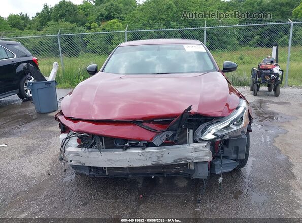1N4BL4CV5KN304337 2019 NISSAN ALTIMA Красный Вид щитка приборов