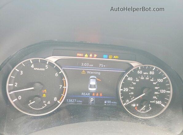1N4BL4CV6SN331126 2025 NISSAN ALTIMA Серый Вид щитка приборов