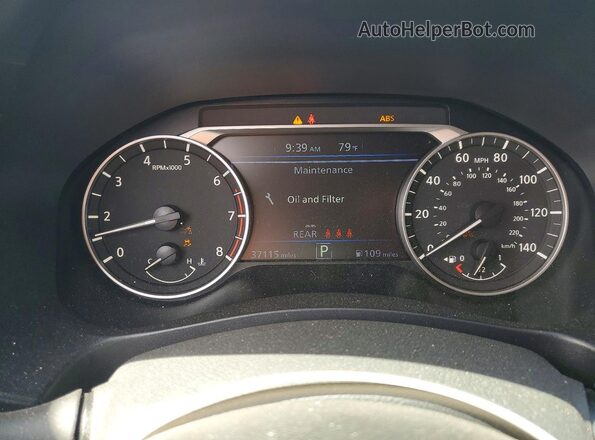 1N4BL4CV8RN349671 2024 NISSAN ALTIMA White Widok zestawu wskaźników