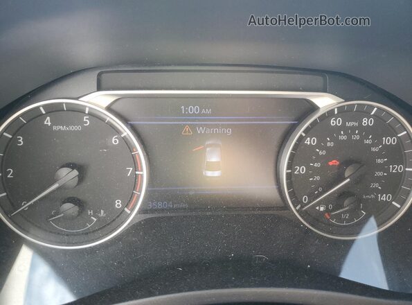 1N4BL4CV9KC207699 2019 NISSAN ALTIMA Синий Вид щитка приборов