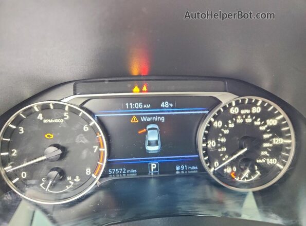 1N4BL4CV9RN356189 2024 NISSAN ALTIMA White ხელსაწყოთა პანელის ხედი