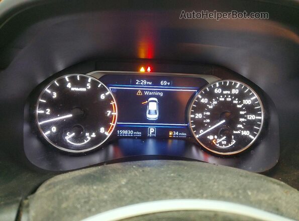1N4BL4CVXMN307432 2021 NISSAN ALTIMA Черный Вид щитка приборов